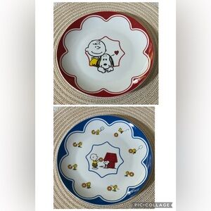 MISDO 2PcC. PEANUTS Character Plates